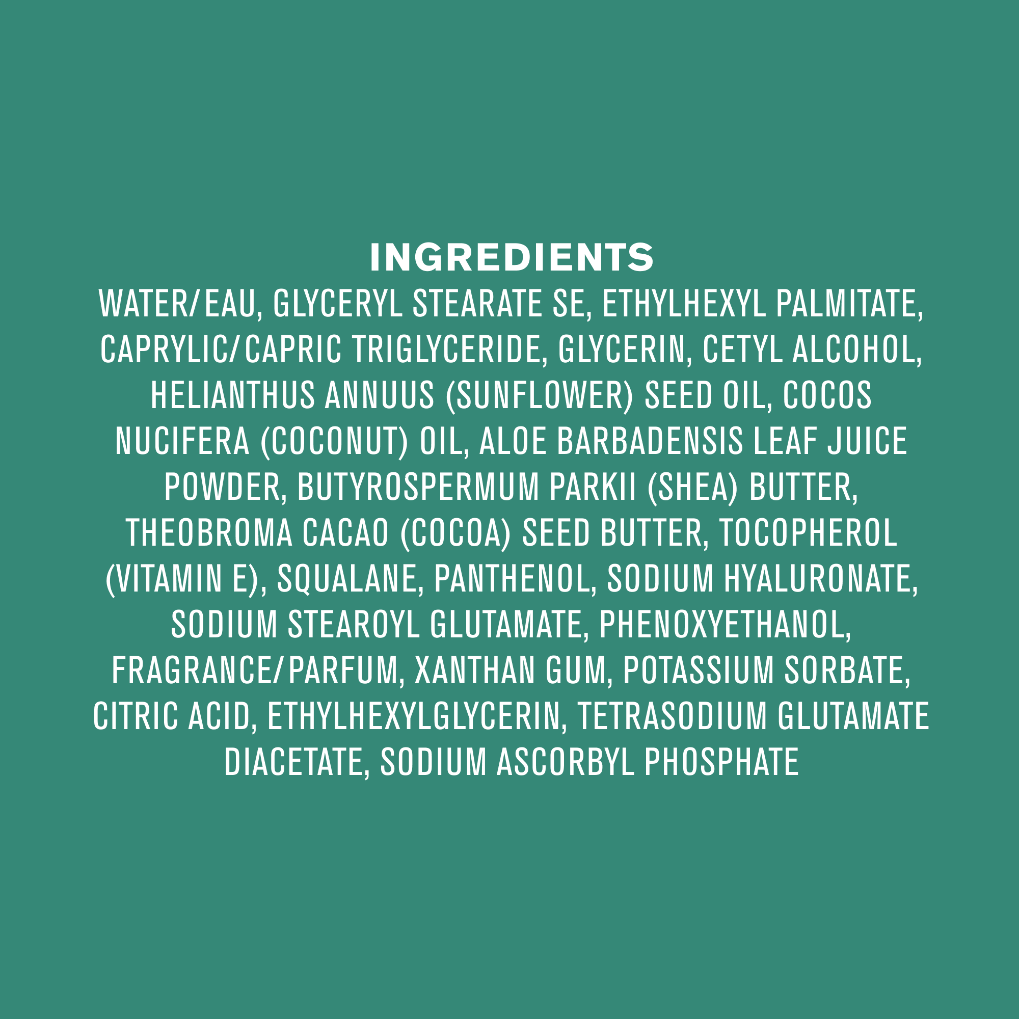Sea Salt Ingredients