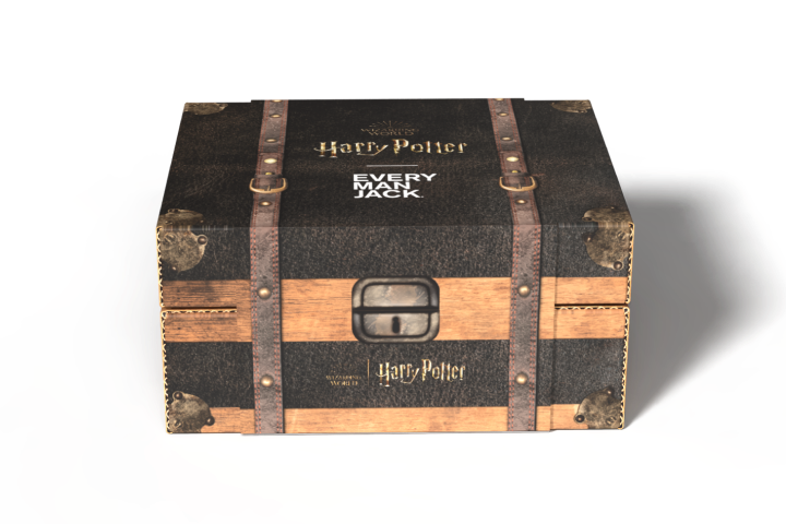 Harry Potter Collector's Set box featuring Every Man Jack branding.
