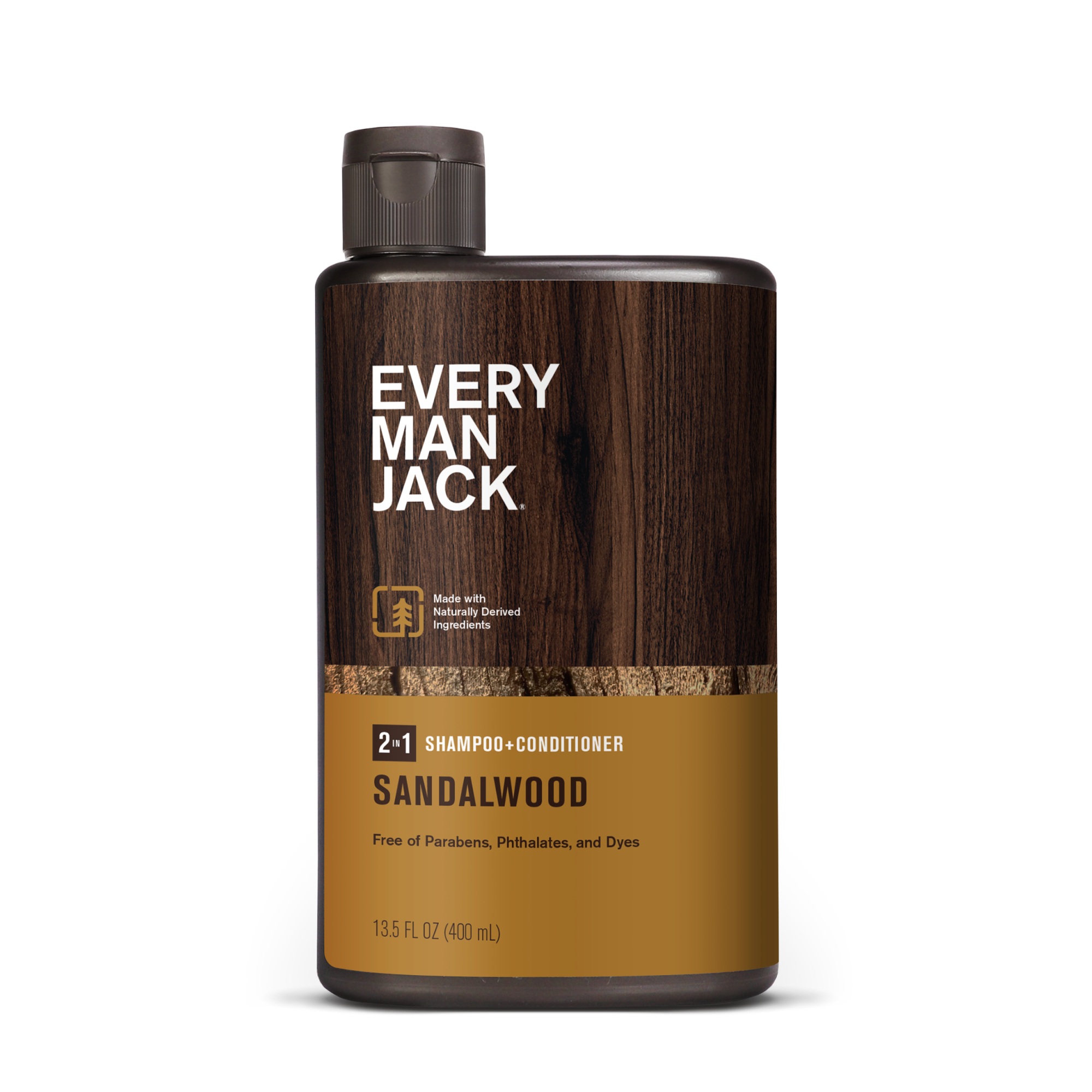 min indstudering Faial Sandalwood 2-in-1 Shampoo + Conditioner - Standard | Every Man Jack