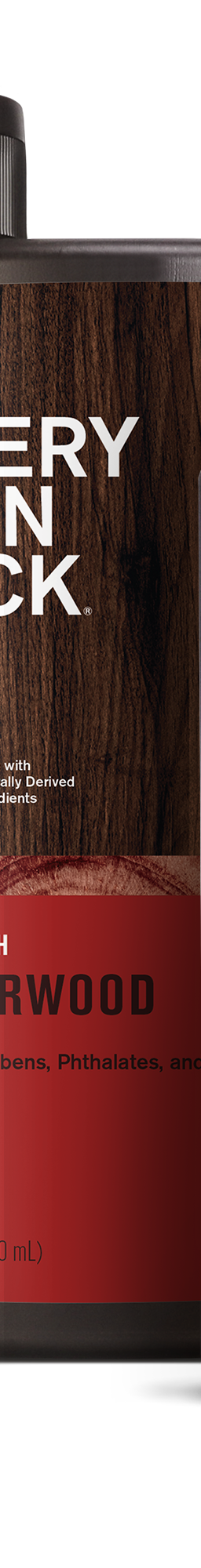 Every Man Jack deodorant, body wash, and shampoo-conditioner in Sea Salt, Cedarwood, and Sandalwood scents, respectively.