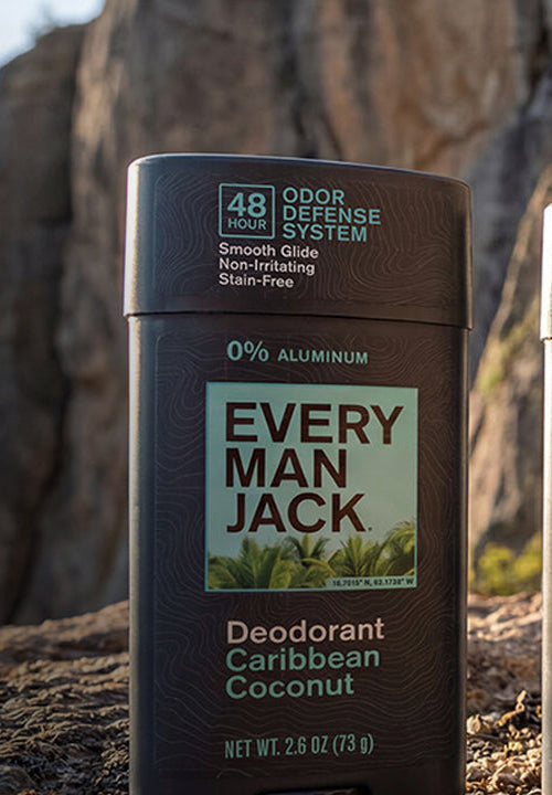 Arrangement of deodorant on a mountain side 