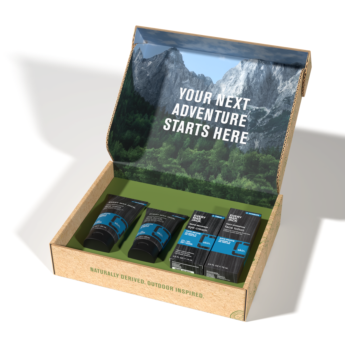 EVERY SKIN 6点set Skin Revive Regimen Set for Men's Dry, Tired Skin | EVERY MAN JACK