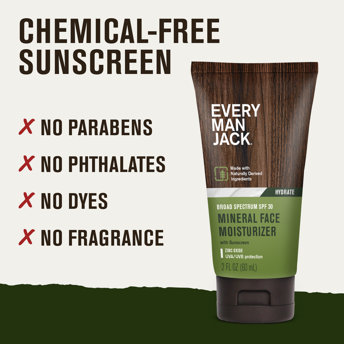 SPF 30 Mineral Face Lotion – Every Man Jack