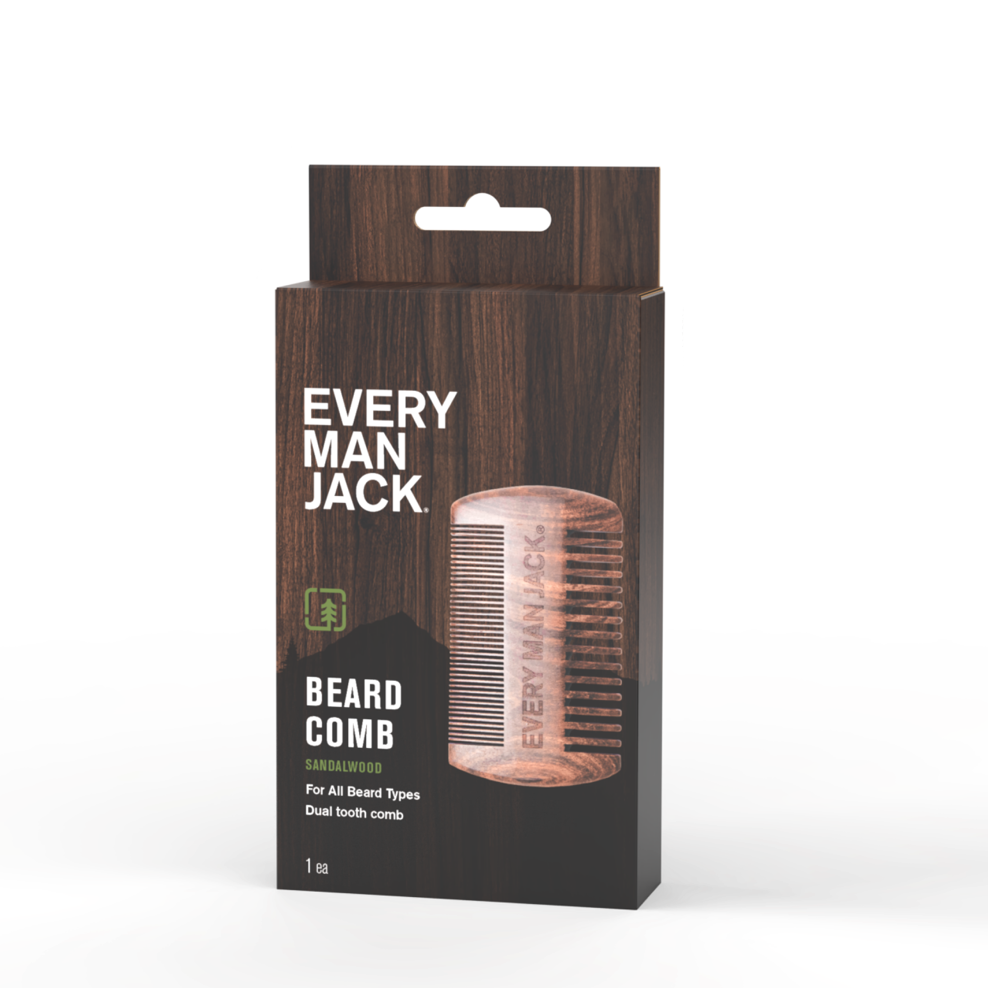 Wooden Beard Comb