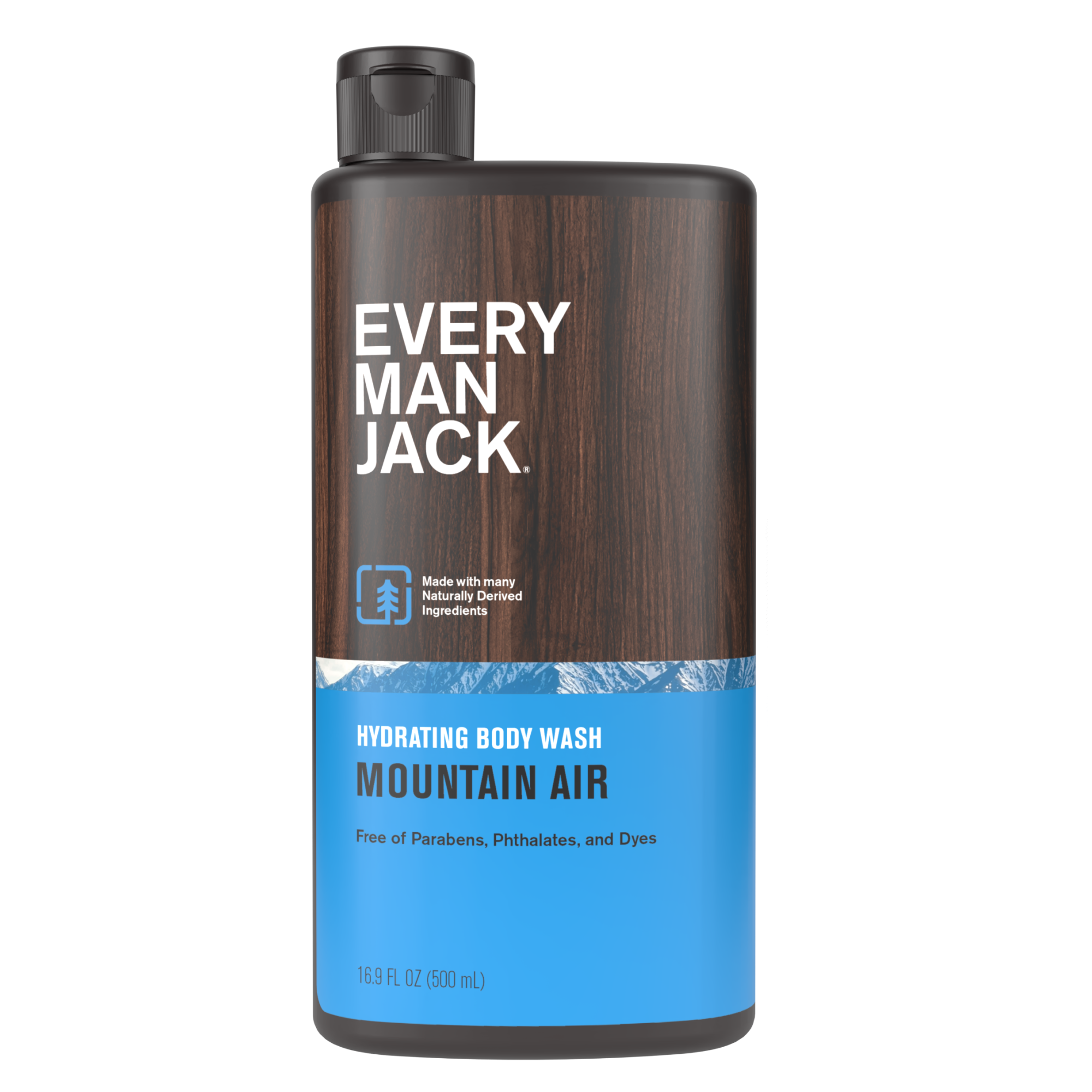 Mountain Air / Standard Hydrating Body Wash Mountain Air, 16.9 fl oz, free of parabens, phthalates, and dyes.