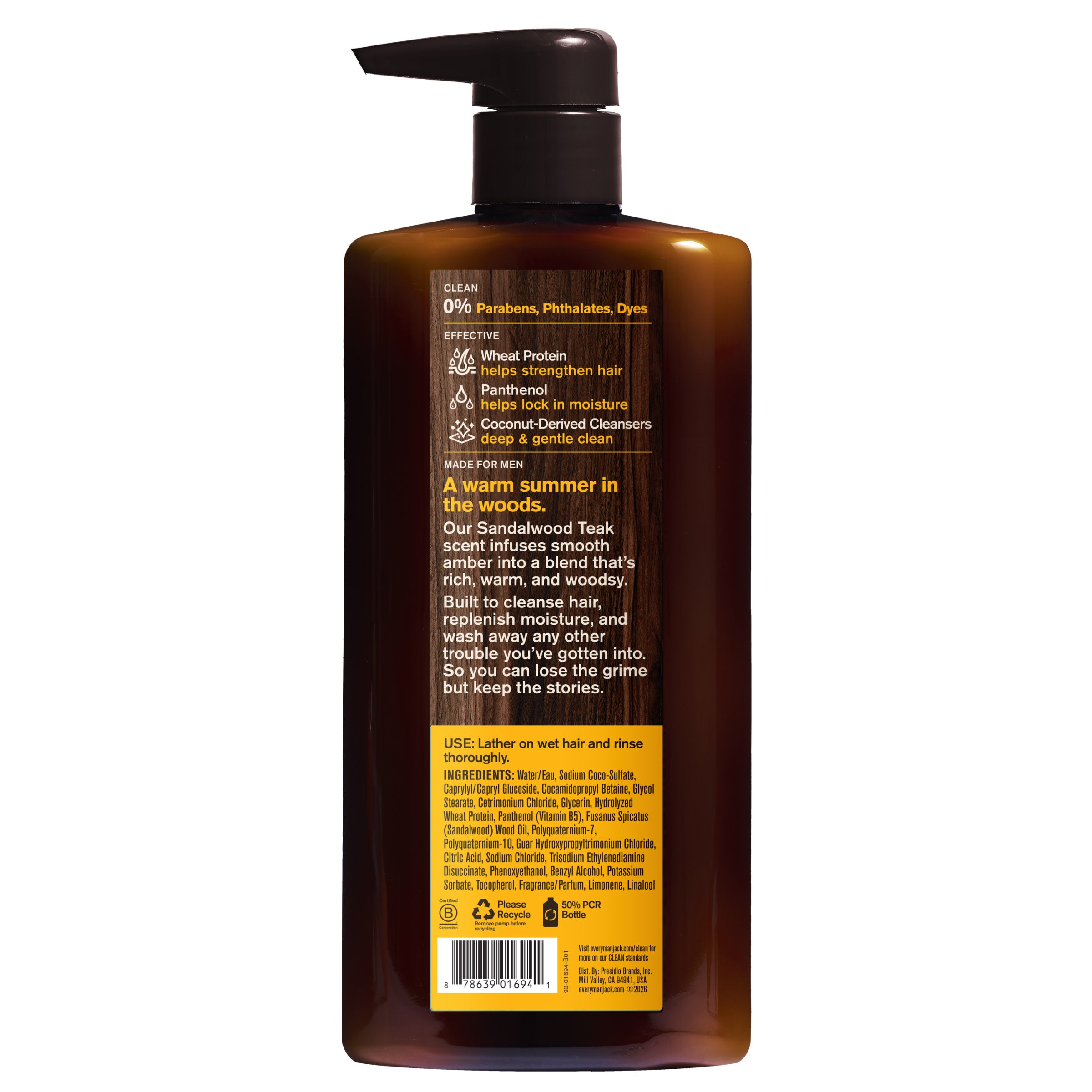 Sandalwood Teak / 16oz