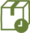 Shipping box icon