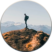 Hiking trails icon
