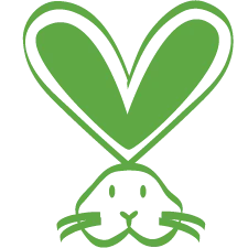 Cruelty Free badge with green heart logo